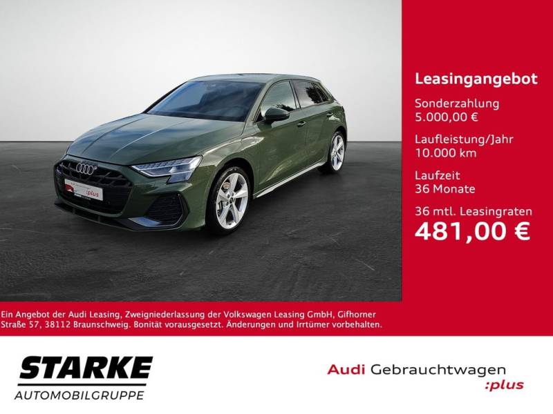 Audi A3 Sportback 40 TFSI e S tronic S line NaviPlus