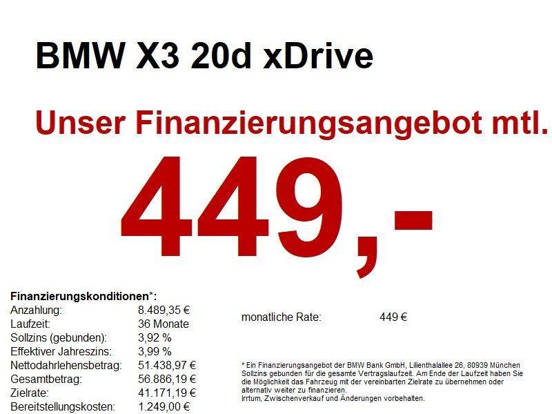 BMW X3 20d xDrive *M-Sportpaket* *AHK schwenkbar*