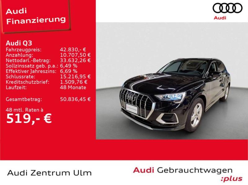 Audi Q3 advanced 35 TFSI AHK KEYL NAVI PANO 5J.GAR.