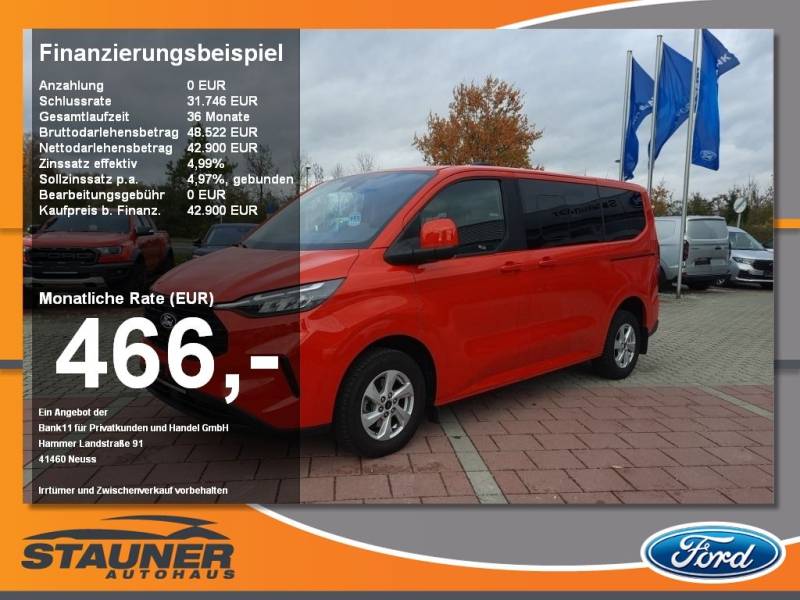 Ford Tourneo Custom 320 L1 Trend 9Sitzer AHK Navi ACC