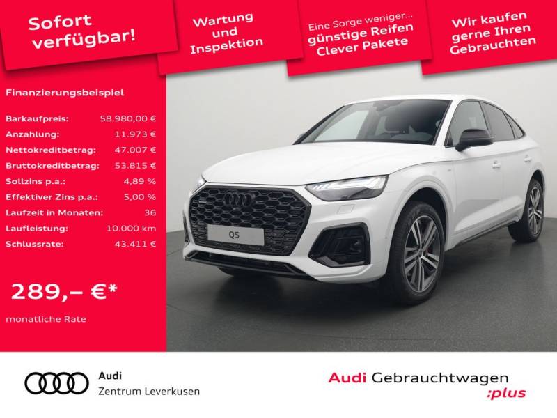 Audi Q5 Sportback S line MATRIX PANO AHK KAM360° ACC