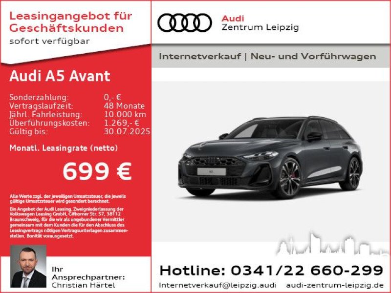 Audi A5 Avant e-hybrid qu. MATRIX*Pano*WR*BandO*AHK*20*