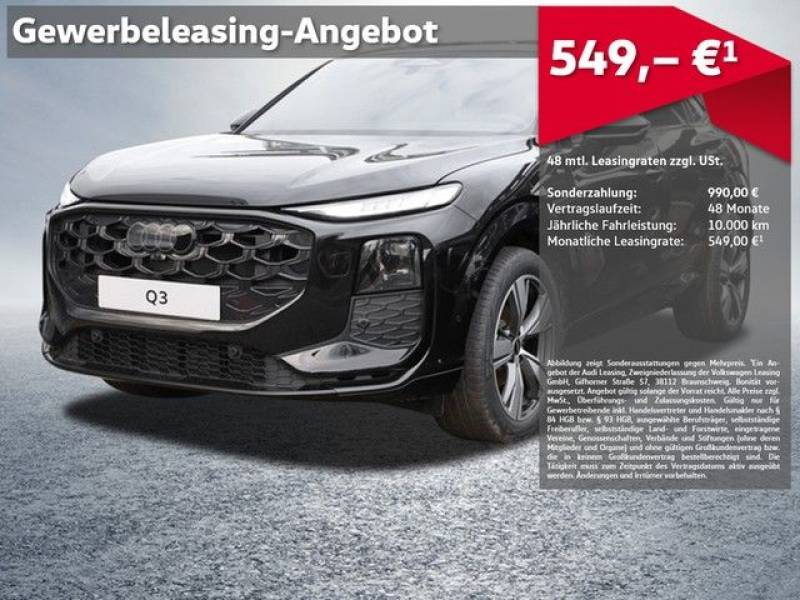 Audi Q3 Sportback TFSI UPE 62.015,00 EUR 2x S LINE PA