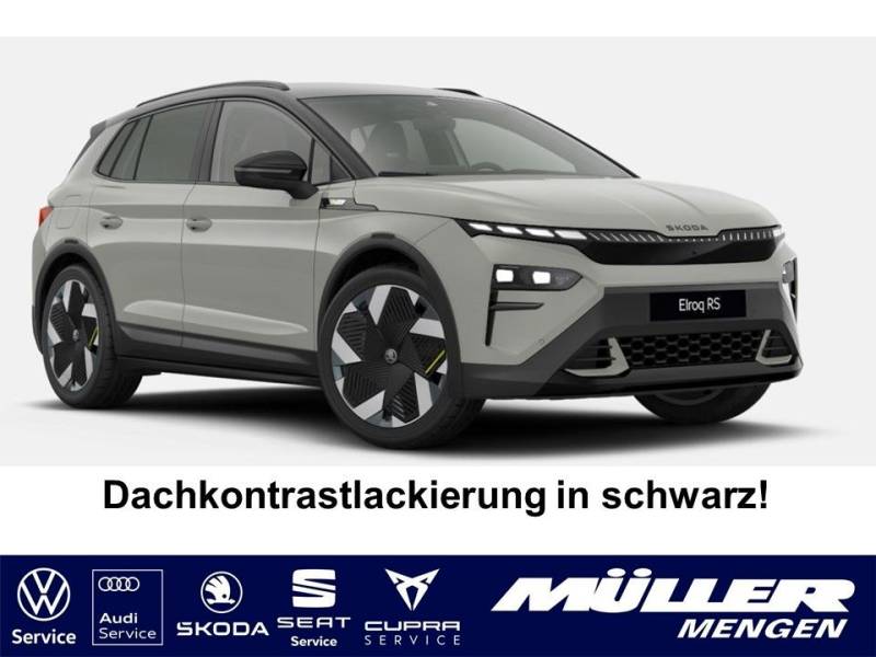 Skoda Elroq RS 84kWh Batterie Maxx-AHK-schwarzes Dach