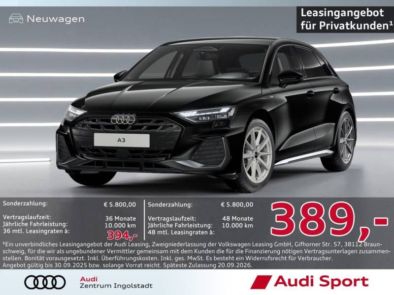 Audi A3 Sportback S line TFSI S tronic UPE 48.450,-