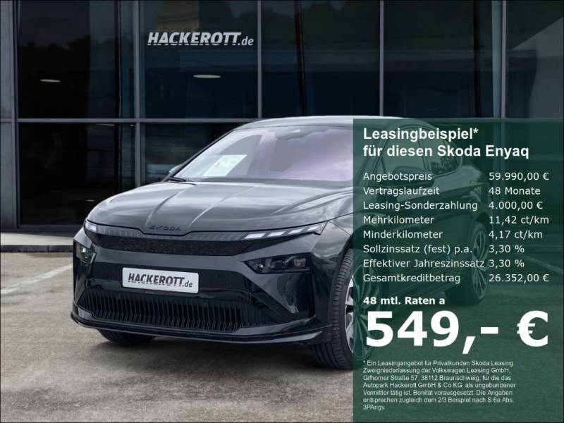 Skoda Enyaq Coupe 85 Sportline 82 kWh MAXX AHK Navi