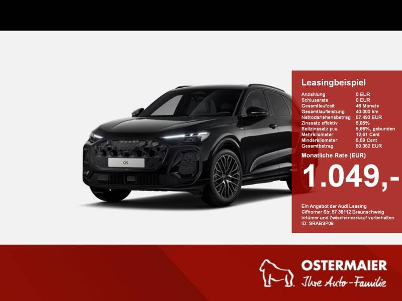 Audi Q5 SUV edition one mit Akzenten mythosschwarz TD
