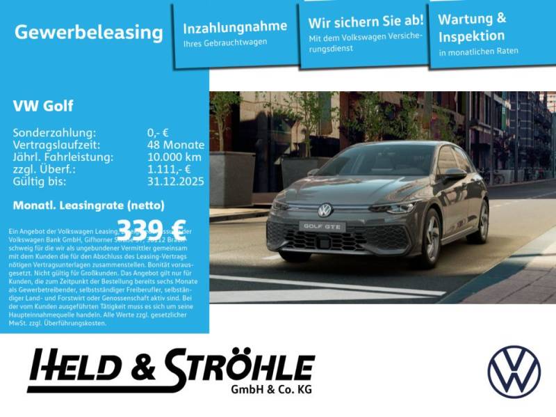 Volkswagen Golf GTE eHybrid ACC / Kamera / LED