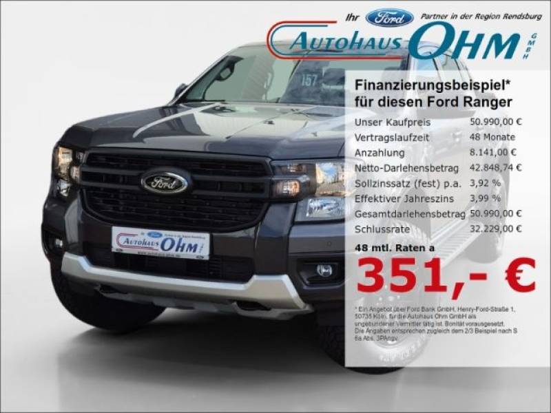 Ford Ranger Tremor e-4WD DOKA 2.0 Ecoblue - AHK - ACC
