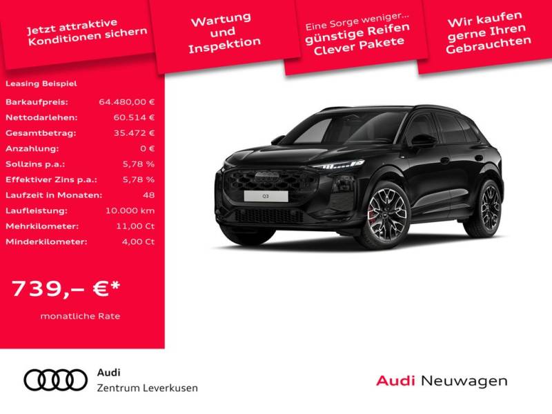 Audi Q3 S tronic S line AHK PANO SONOS KAM360° HUD