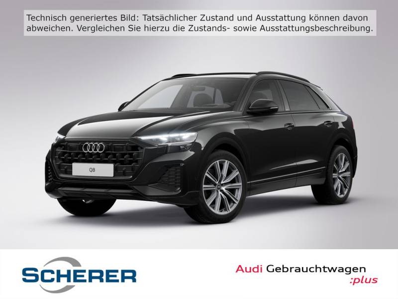 Audi Q8 45 TDI 360°KAMERA AHK MATRIX OPTIK SCHWARZ