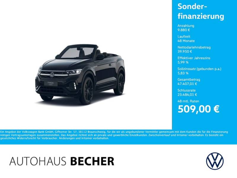 Volkswagen T-Roc Cabrio R-Line 1.5 TSI DSG AHK/Navi/Matrix