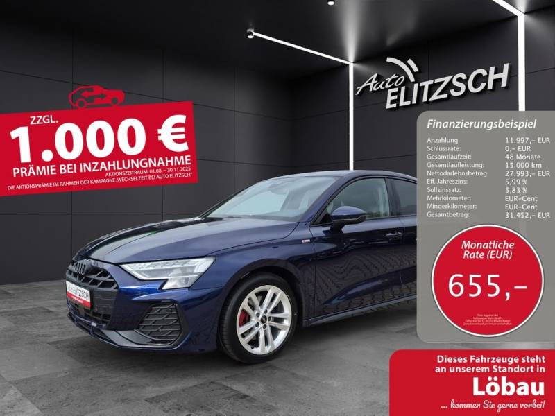 Audi A3 Limousine 35 TDI S-line S tronic STH LED Navi