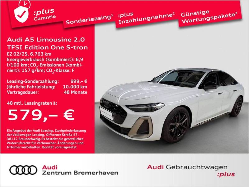 Audi A5 2.0 TFSI EDITION ONE S-LINE S-TRON.