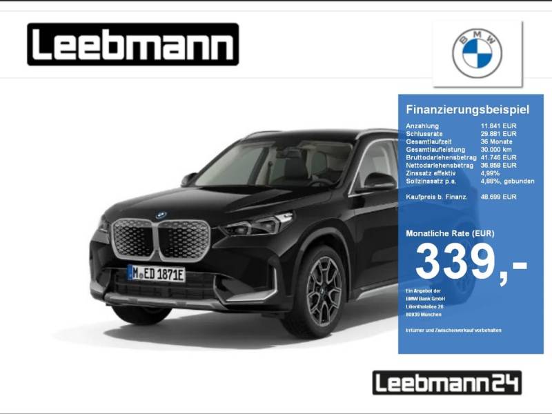 BMW iX1 eDrive20 xLine 19-Zoll/AHK/AktivSitz/LKH/RFK