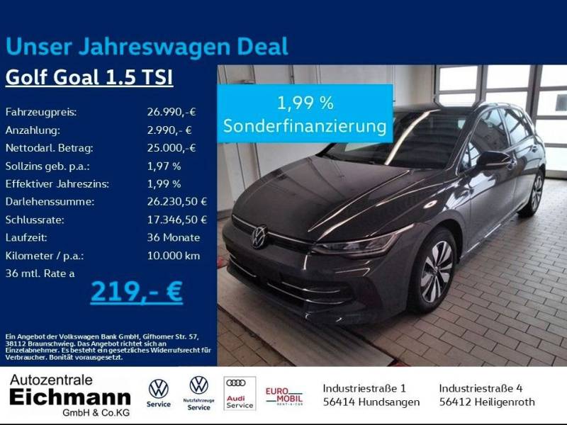 Volkswagen Golf VIII Goal 1.5 TSI+LED+ACC+RFK+HandK+SIDE-ASSI