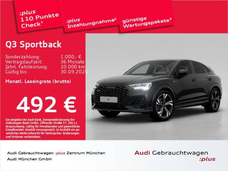 Audi Q3 Sportback 40 TDI qu. S tronic S line AHK/ACC/