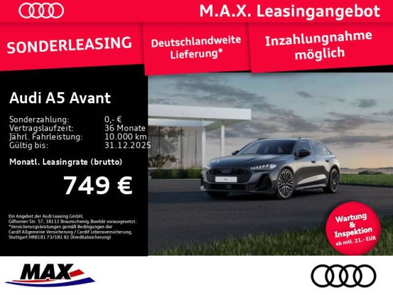 Audi A5 Avant TDI 150 kW S-LINE+TECH+AHK+LM20