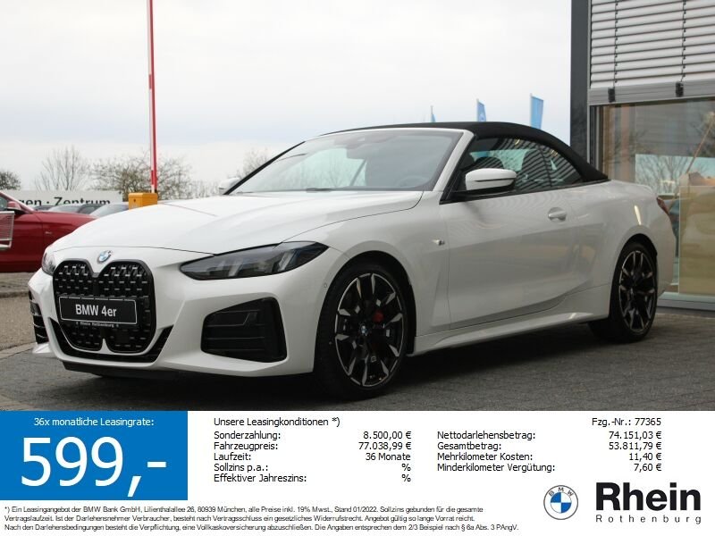 BMW 420i Cabrio M Sportpaket MEGA ANGEBOT