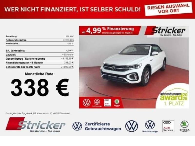 Volkswagen T-Roc  Cabriolet R-Line DSG 9.310€ Rabatt! ACC W