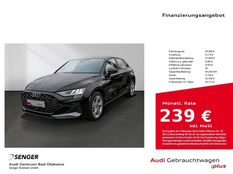 Audi A3 Sportback 35 TFSI advanced S tronic Nav PDC S