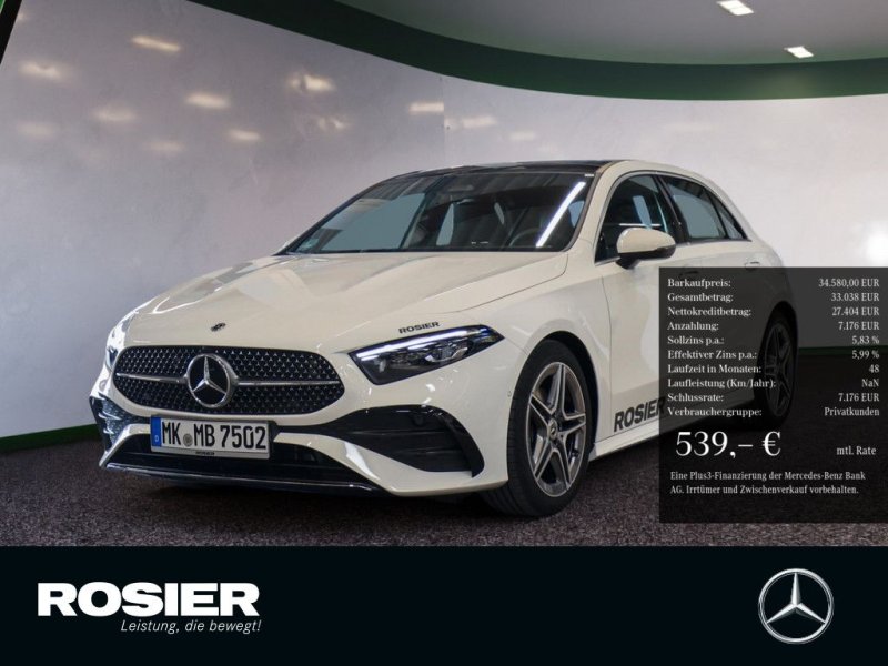 Mercedes-Benz A 180 Distr. LED Pano Navi SHD Kamera Spurh.-Ass