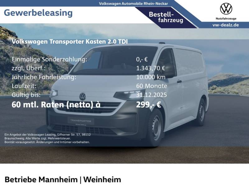 Volkswagen Transporter Kasten 2.0 TDI Xmas-Deal Besteller