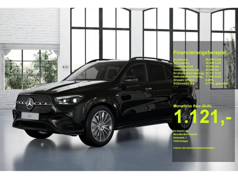 Mercedes-Benz GLE 350 de 4M #AMG #PANO #AHK #BURMESTER #NIGHT