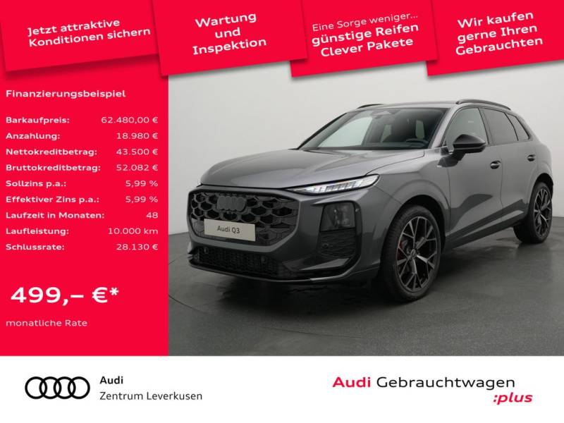 Audi Q3 S tronic S line MATRIX AHK PANO HUD SONOS NAV