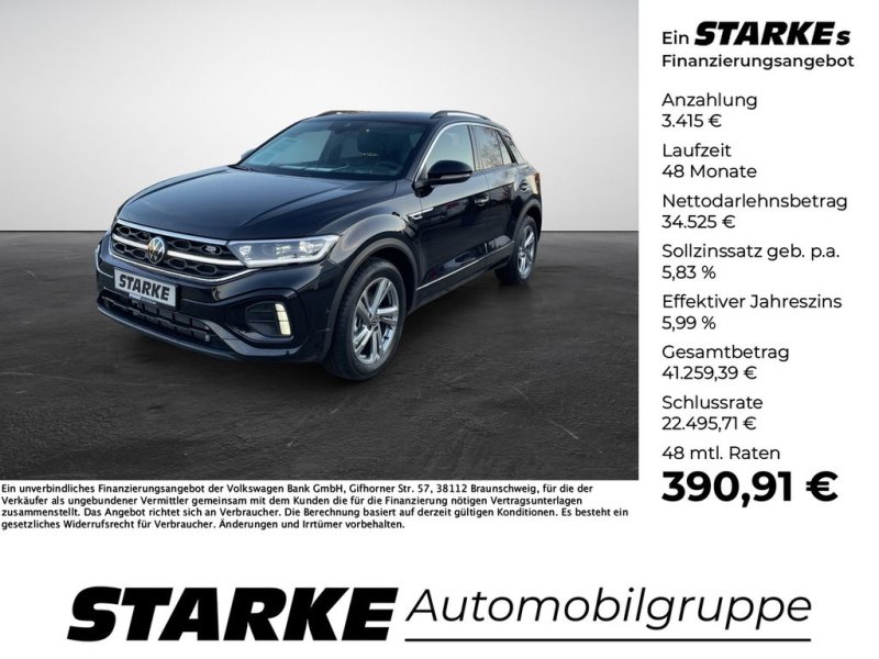 Volkswagen T-Roc 1.5 l TSI DSG R-Line  AHK Navi LED Kamera 