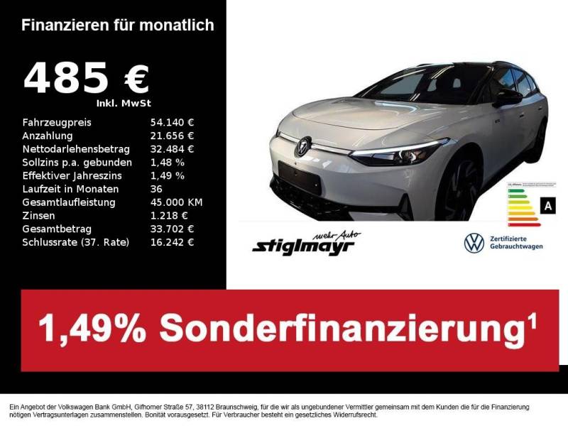 Volkswagen ID.7 Tourer GTX 4Motion 91 kWh +DCC+Wärmepumpe