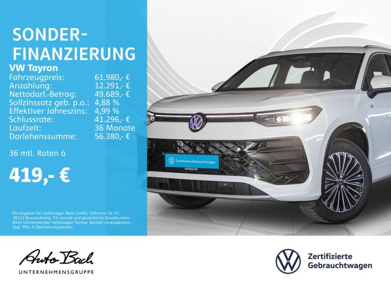 Volkswagen Tayron 2.0 TDI "R-Line" 4MOTION DSG Navi LED Sta