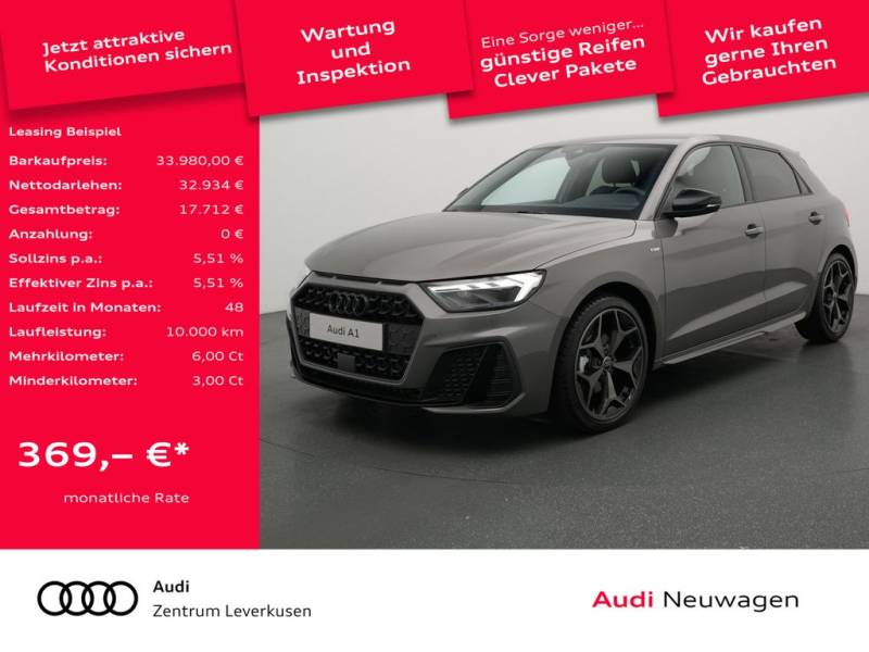 Audi A1 Sportback TFSI S line NAVI VIRT LED KAM ACC