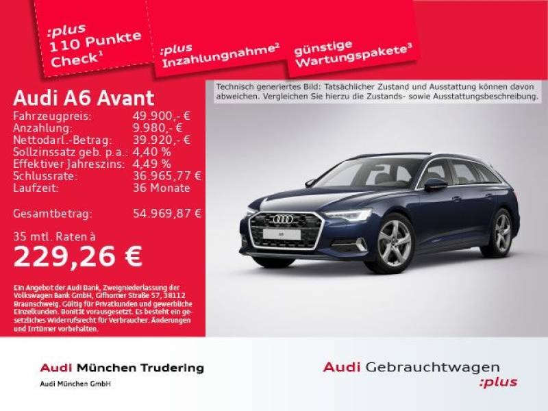 Audi A6 Avant Sport advanced 45 TFSI 195(265) kW(PS)