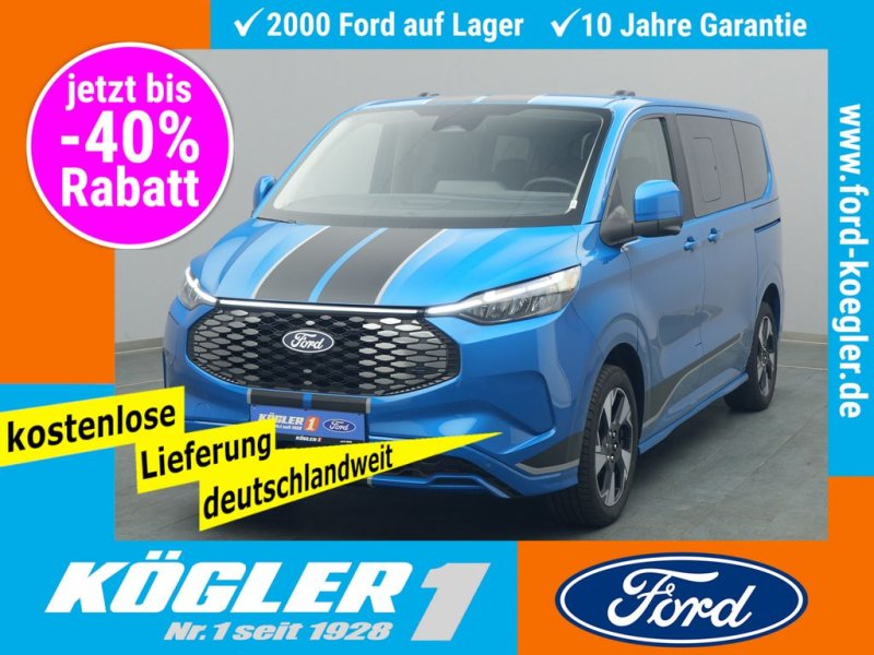 Ford E-Tourneo Custom 340 L1 Sport/Techno-P. -22%*