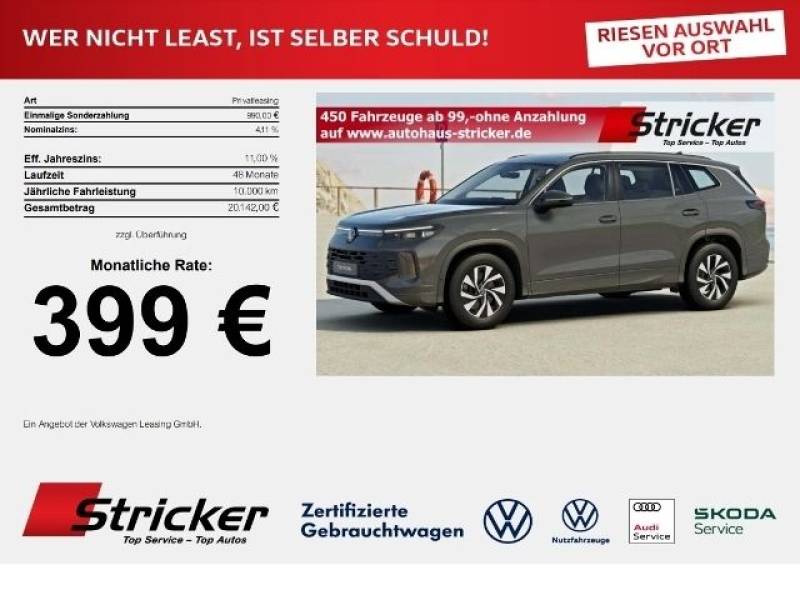 Volkswagen Tayron Life 1,5 l eTSI 150 PS DSG 399,- ACC RFK