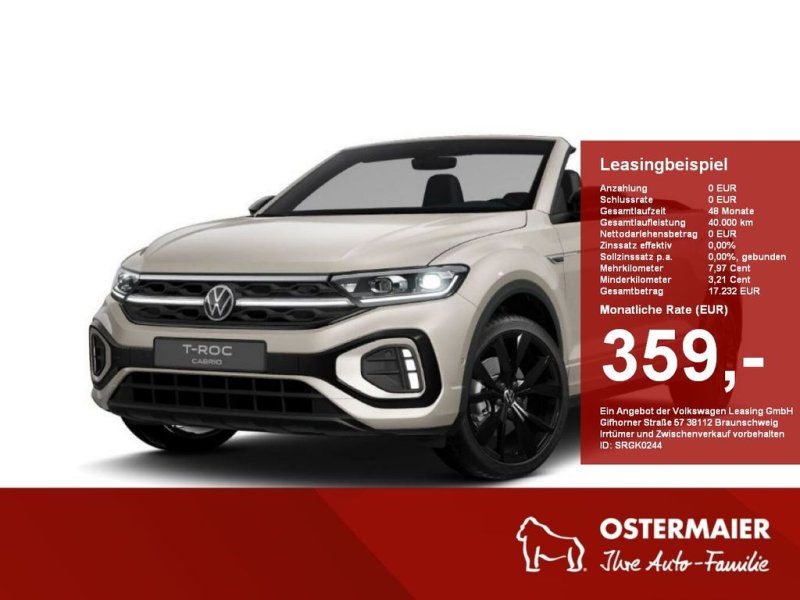 Volkswagen T-Roc Cabriolet R-Line 1.5 TSI OPF DSG 19''Alu.N