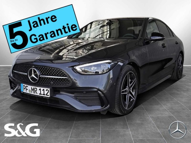 Mercedes-Benz C 200 AMG MBUX+360°+DIG-LED+Pano+Night+Winterpak
