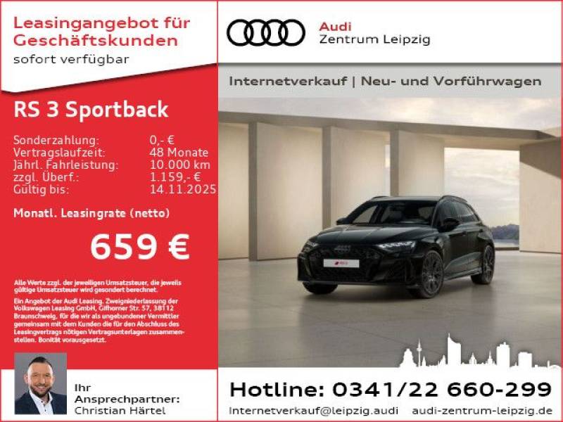 Audi RS 3 Sportback MATRIX*Vmax290*RS-AGA*HuD*Keramik