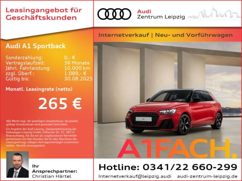 Audi A1 Sportback S line 35 TFSI LED*WR*2Z-Klima