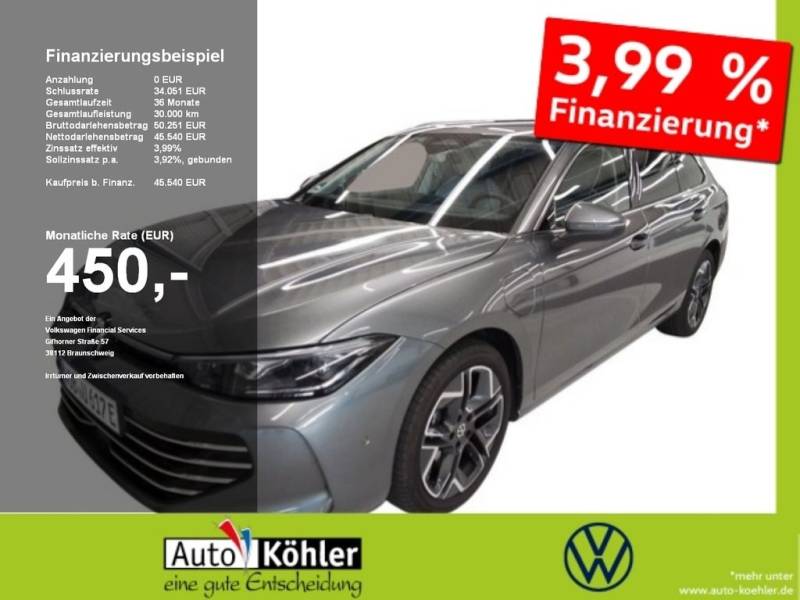 Volkswagen Passat Elegance eHybrid CarPlay+Matrix+CCS+ACC