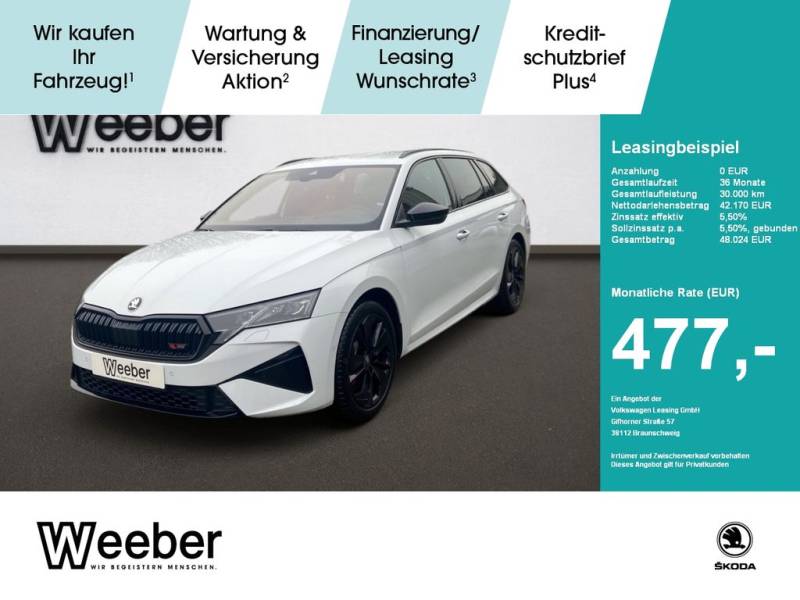 Skoda OCTAVIA COMBI 2.0 TSI DSG RS HeadUp AHK Navi