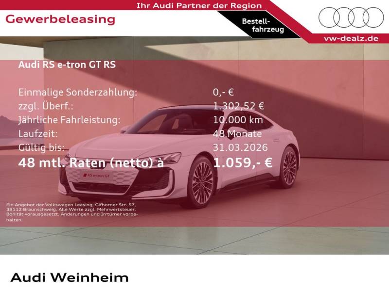 Audi RS e-tron GT KLIMA NAVI PANO LED Bang and Olufsen