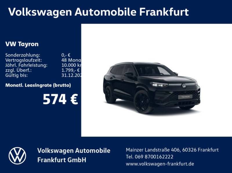 Volkswagen Tayron R-Line 2,0 l TDI SCR 4MOTION 142 kW (193