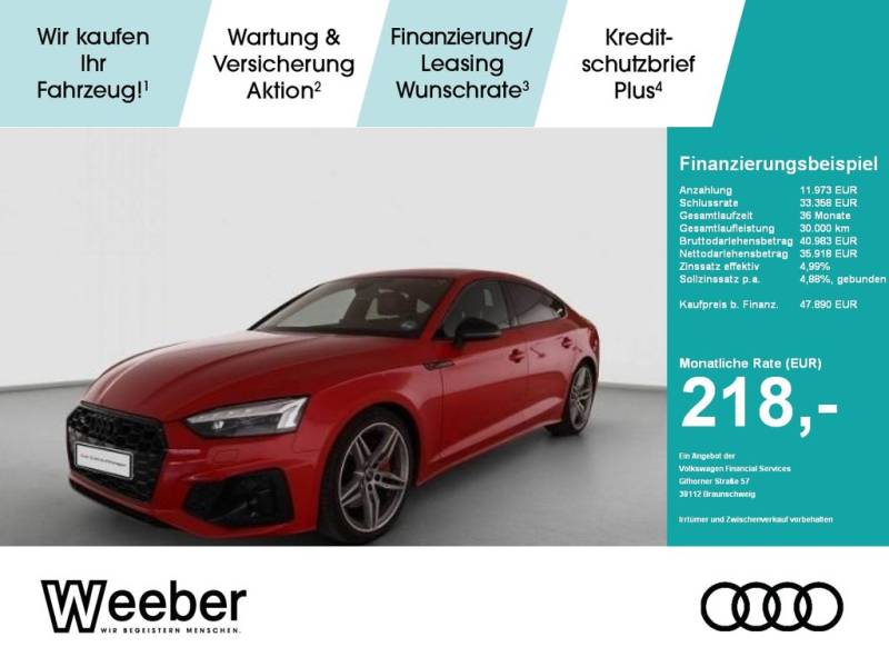 Audi A5 Sportback S line business Black Edition MATRI