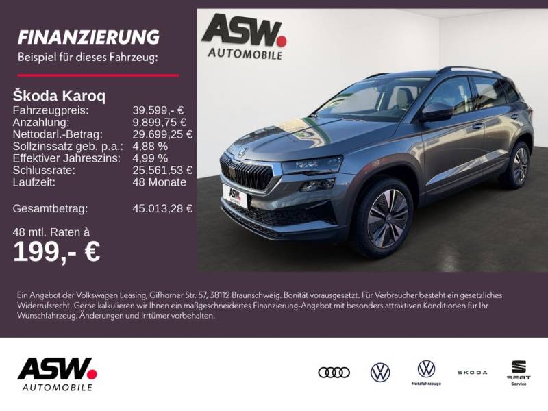 Skoda Karoq Balance 1,5 TSI 150PS DSG ACC PDC SHZ AHK
