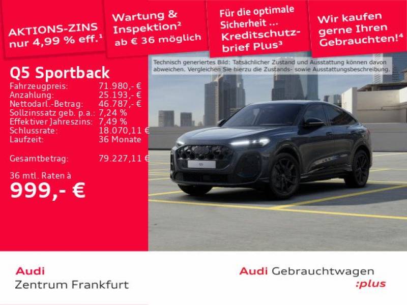 Audi Q5 Sportback e-hybrid quattro S tronic MatrixLED