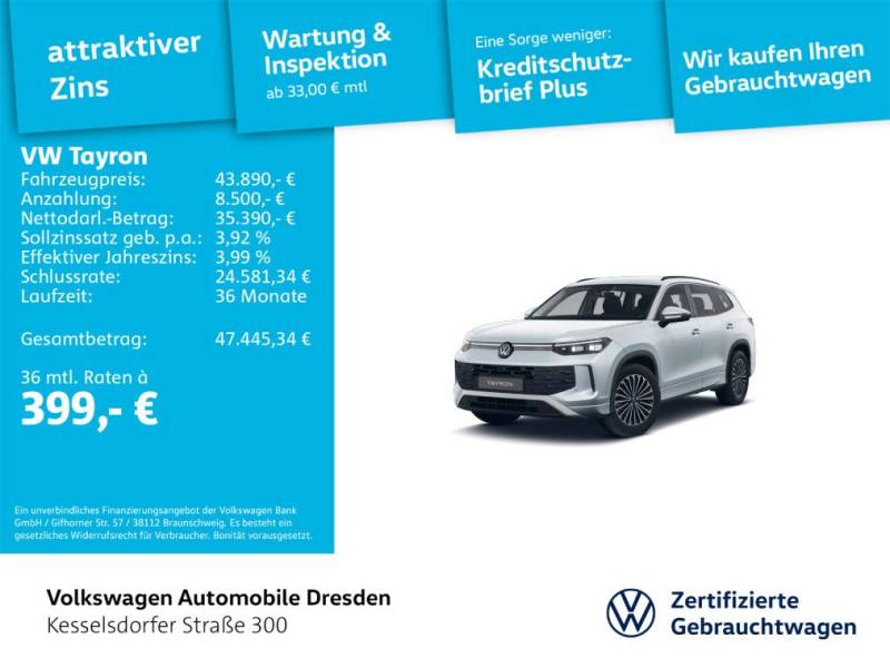 Volkswagen Tayron Life 1.5 TSI