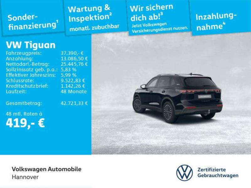 Volkswagen Tiguan 1.5 eTSI DSG Goal Navi AHK IQ.Light ACC D