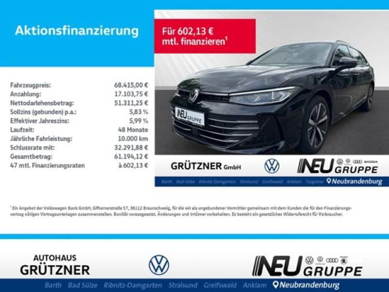 Volkswagen Passat Business 1,5 l eHybrid OPF 110 kW (150 PS